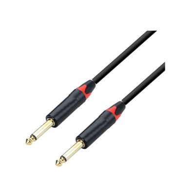 China Jinsanhu Guitar Instrumentation Microphone CE ROHS Cable 1/4 Inch Straight (6.3mm) to Straight Copper Braided Cable Wire Wholesale for sale