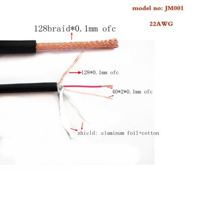 China Low Noise Microphone Microphone Cable 128 Pigtail High Grade Microphone Cable for sale