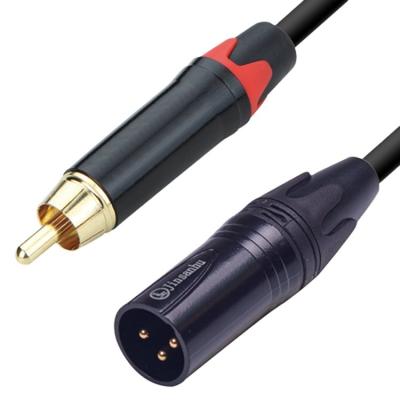 China High quality COMPUTER jinsanhu xlr male to rca ofc microphone cable for audio for sale