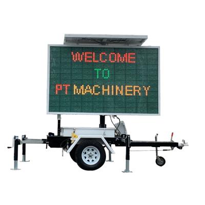 China Outdoor Full Color Outdoor Digital Panel Signboard Road Traffic Programmable Led Signs for sale