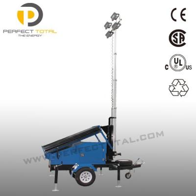 China 400w industrial mobile solar light tower for mine field for sale