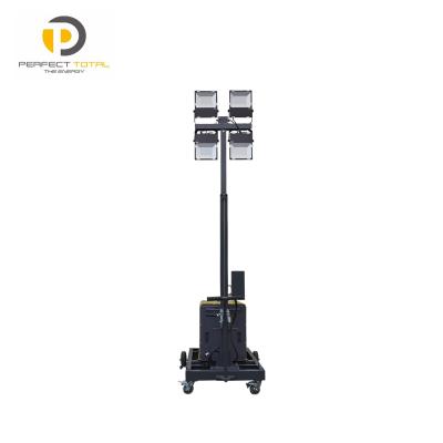 China Sports Stadiums Mini Portable Mobile Construction Diesel Led Light Tower for sale