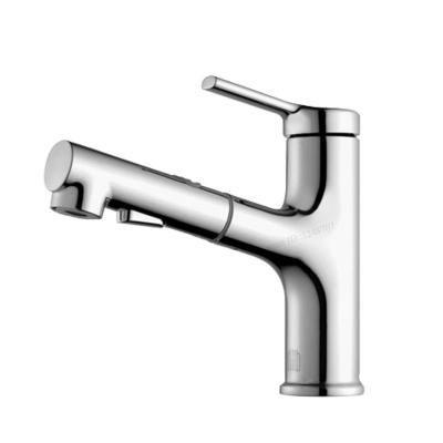 China Xiaomi Diiib Modern Bathroom Basin Faucet With Pull Down Sprayer 2 Stream Mode Handle Single Lever Mixer Tap for sale