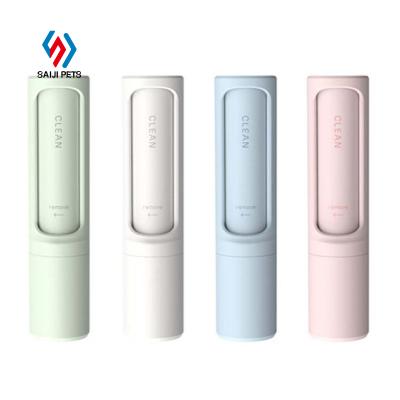 China Wholesale New Style Pet Viable Electrostatic Hair Collector Saiji Dog Cat Hair Remover Roller Brush for sale