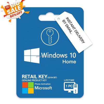 China Retail Original Windows 10 Home Original Digital Life Phone Activation Key Windows 10 Win 10 Key Windows 10 Screen Start Key Lowest Price Email Delivery for sale