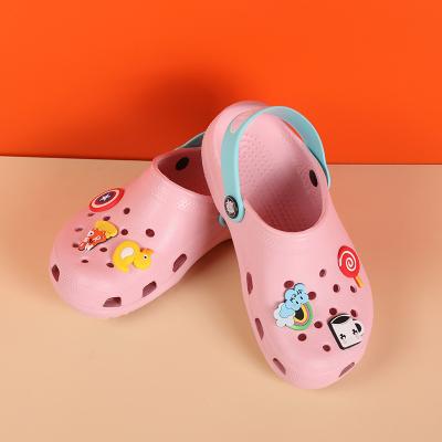 China Relieve Stress 2021 Fashion Hole Sandal PVC Shoes Buckle Accessories Cartoon Women Jewelry Decoration Custom Food Shoe Charm for sale