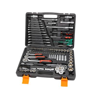 China Durable+Portable+Comfortable handle+Fine Impact Universal Plastic Tools Repair Tools Package 121pcs Stainless Steel 1/4