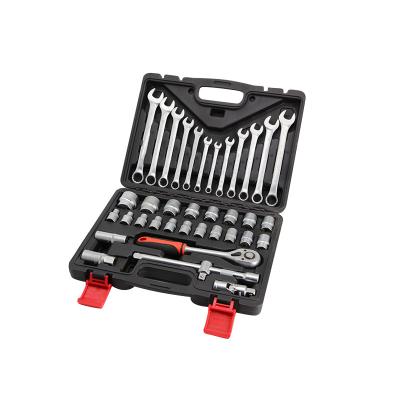 China Durable+Portable+Comfortable Impact Ratchet Handle 37PCS Package Plastic Handle+Fine Original Hot Sale Professional 1/2