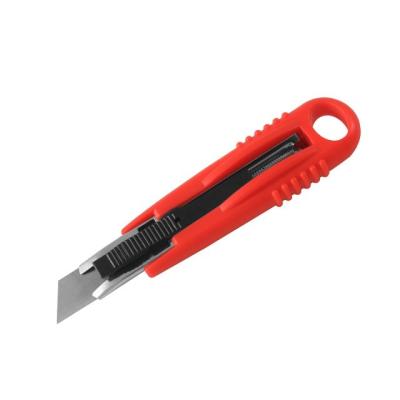 China Hot Sale Quick-Change Safety Cutter Knife Lockable Auto-Retractable Safety Knife for sale