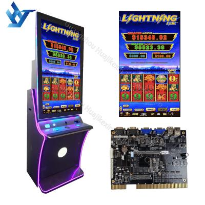 China New Design High Returns 43 Inch Touch Curved Screen Slot Game 10 Games In 1 Slot Game Cabinet for sale