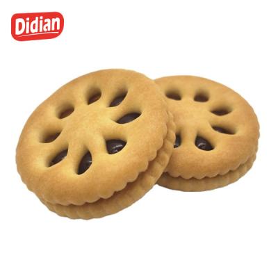 China OEM Natural Available Cheap Cookies Delicious Blueberry Jam Flavor Sweet Sandwich Cookies And Biscuits for sale