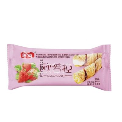 China Crispy Bun Rolls Cookies Strawberry Falvor Eggs for sale