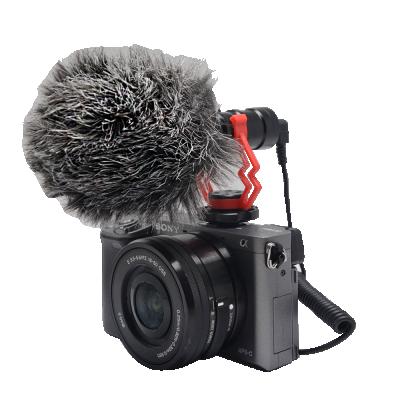 China Mcoplus Portable VM-M03 Mini Metal Video or Audio Microphone for Live-Brodacasting Youtube Interview for sale