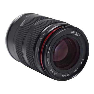 China Meike 85mm Super F/2.8 Macro Lens For Professional Full-frame E-F-mount F-mount Photo HD Lens 55mm for sale