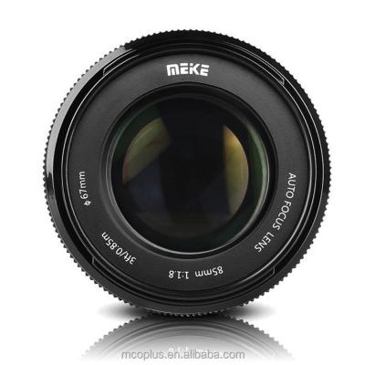 China Meike 85mm Full Frame F1.8 Auto Focus Portrait Auto Focus Main Lens For Canon EOS Mount Digital SLR EF Cameras for sale