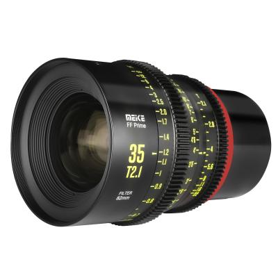 China Meike Prime 35mm Full Frame Lens FF-Prime Full Sight T2.1 Cinematography Lens For Mount E-F Cameras for sale