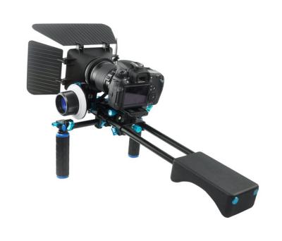 China Rig 102F MCOPLUS DSLR Stabilizer Shoulder Mount Rig 102F with Comfortable Dual Handle for Camera /Camcorder HD Video Shooting for sale