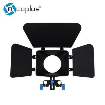 China Plastic Mcoplus Matte Box Sunshade for DSLR Camera Rig Standard Guide Rail for sale