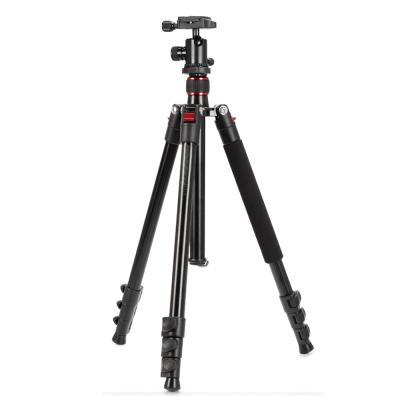 China 180 Degree Folded Mcoplus Designed CT-628+KJ-1S Aluminum Alloy Professional Portable Photo/Video Tripod Max Load Capacity up to 8Kg/17.6lbs for sale