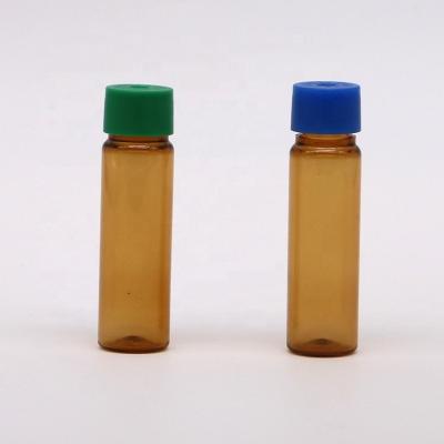 China Safety Cap 10ML PET Food Grade Amber Plastic Bottle for Oral Liquid Medicine Collar Material PET Round Shape for sale