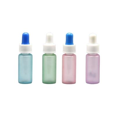 China 15ml Round Shape Customization PET Dropper Bottles for Liquid Dispenser Sample Holder for sale