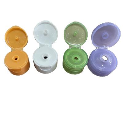 China 24mm 28mm 32mm Plastic Flip Top Cap Closure for Customized Color Plastic Lotion Bottles for sale