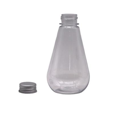 China Medicine Storage 250ml HDPE Unique Shape Plastic Liquid Bottle with Customized Logo and Aluminum Cover for sale