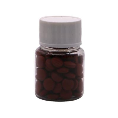 China Medicinal Packaging 35ML PET Small Plastic Pill Bottle with Customizable Color Caps for sale