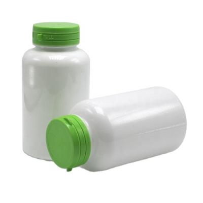 China 220ml PET White Round Bottle for Health Care Product Base Material PET Tear-Off Lid for sale