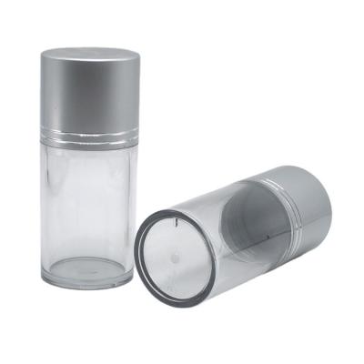 China 80mL PET Cylinder Shape Wide Mouth Plastic Transparent Bottle with Easy to Aluminum Lids for sale