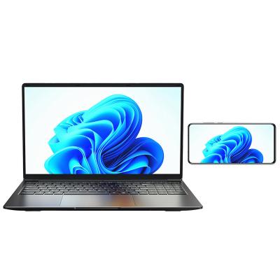 중국 2021 Latest Laptops PC Manufacturers Dere Notebook 15.6 Inch FHD 8GB RAM 512GB ROM Portable silver Computer 판매용