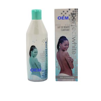 China Moisturizer PERFECT WHITE Whitening Quickly Moisturize Healthy And Even Complexion Nourishing Body Lotion 250ml for sale