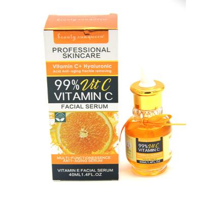 China 99% Moisturizer Vitamin C + Anti Aging Hyaluronic Acid And Freckle Facial Serum C Multifunctional Essence 40ml for sale