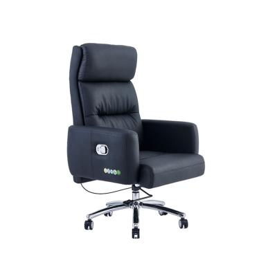 China Modern Luxury Extendable Leather Office Chair Manager Boss Designer Swivel Chair Ergonomic Office Chair Can Rest for sale