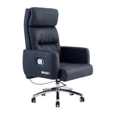 China High End Low Price Extendable Leather Chair Office Work Administrative Ergonomic Boss Can Lie Down Office Chair for sale