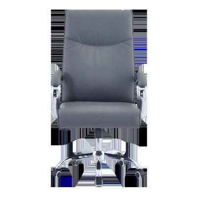 China Lyable Leather Boss Chair Business Office Chair Lifting Reclining Massage Whip Comfortable Lifting Computer Swivel Chair for sale