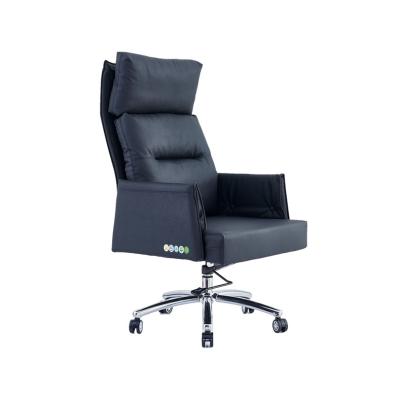 China Office Furniture Office Stretch Leather Adjustable Lifting Chair Rotating Office Ergonomic Chair for sale