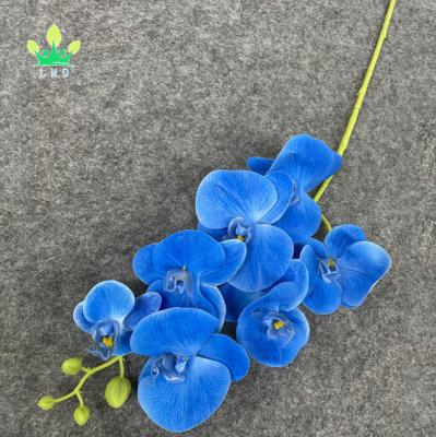 China Modern Artificial Orchid Stems Real Touch Latex Phalaenopsis Branches For Home Decorate for sale