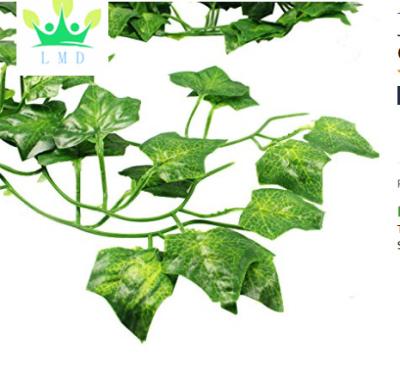 China 24pcs (157 Feet) Touch Natural Artificial Fake Ivy Leaves Greenery Garland Hanging for Wedding Party Garden Wall Decoration for sale