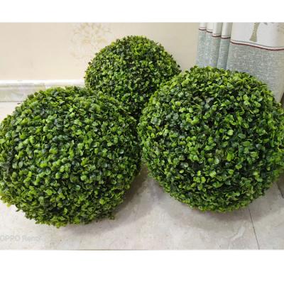 China Decarate Artificial Plant Topiary Balls 16in 3 Layers Realistic Ball Shaped Faux Plants+ 11in Lifelike Decorative Tree Substitute For for sale