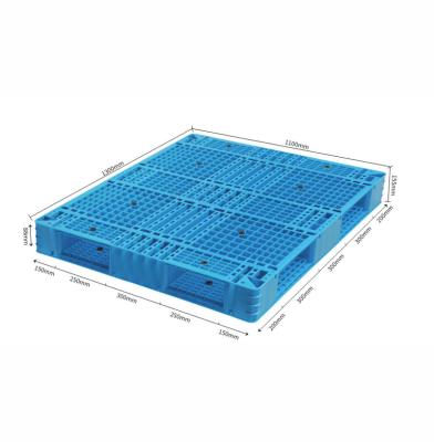 China 1300*1100*155 Side Pallet Heavy Duty Square Large Cheap Manufacturer China Plastic Pallets à venda