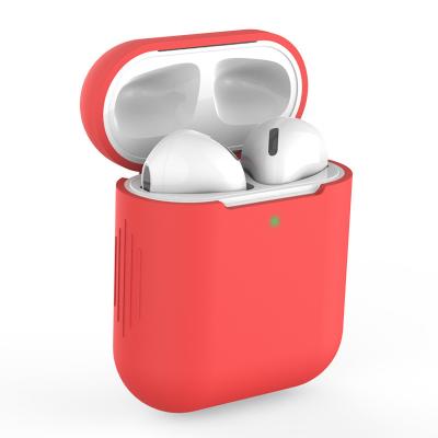 China Protable Hot Selling Colorful Wireless Silicone Earphone Cover Shockproof Case For Apple Airpods for sale