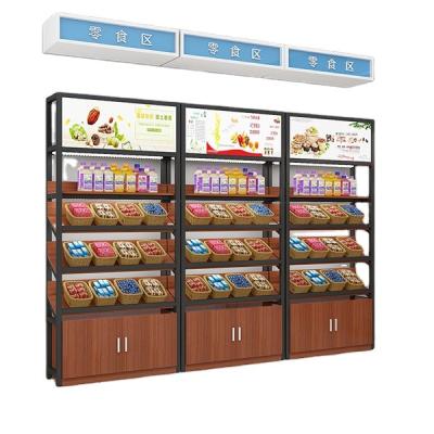 China Hot Popular Super Popular Customizable Double-Sided Rack Shelf Supermarket Supermarket Design Free Store for sale