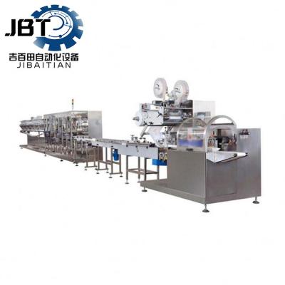 China High Speed Customizable Size Wet Wipes Packing Machine With Convenient Operation for sale