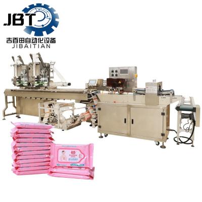 China High Speed Automatic Folding Baby Wipes Machine With PLC Controlled System for sale