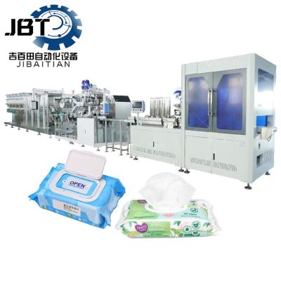 China Automated PLC Controlled Wipes Making Machine for Biodegradable Wipes Production for sale