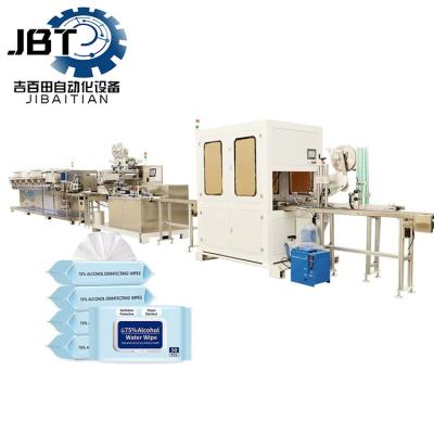 China Full Auto Eco Friendly Wet Tissue Machine With Advanced PLC Controlled for sale