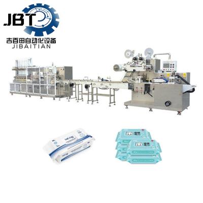 China 1000 Wipes Per Minute Speed Wet Wipe Production Line Z Fold Customization for sale