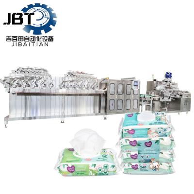 China Flexible Stainless Steel Wet Wipes Production Line With Customized Folding Styles for sale