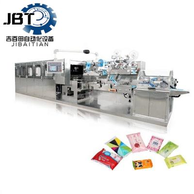 China Eco-Friendly Wet Wipe Production Line Customizable Folding AC Power Supply For Single Pack Packaging for sale